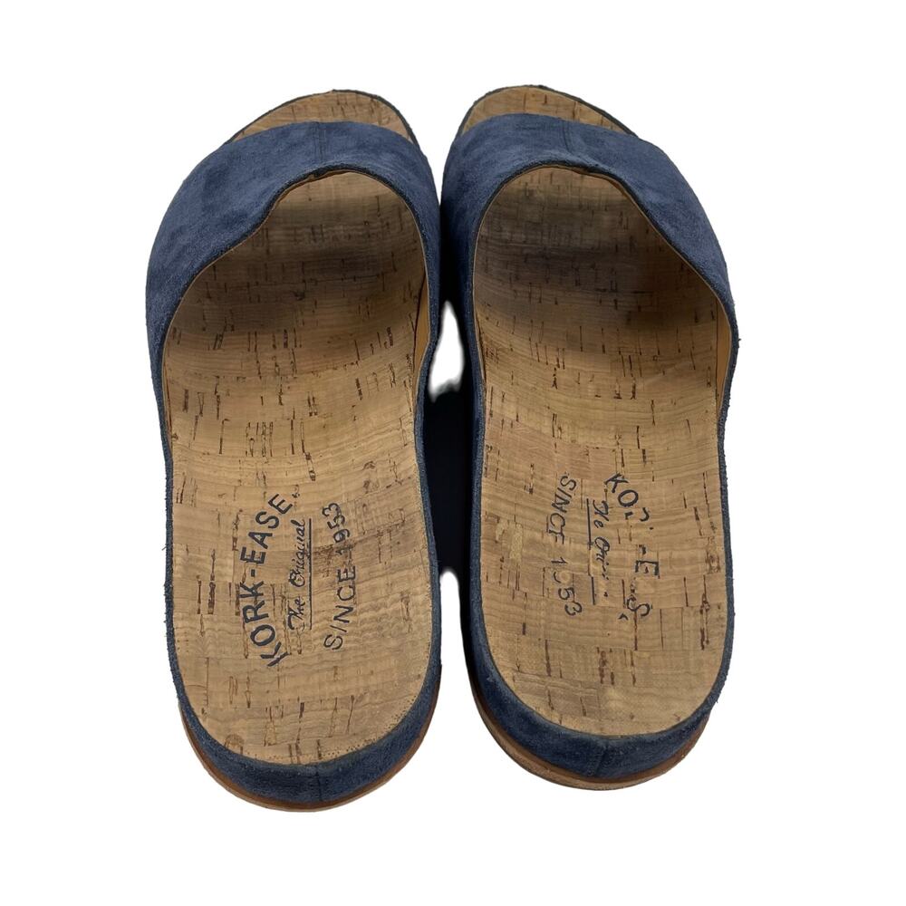 Kork-Ease Navy Suede Slide Sandal - Picture 3 of 6